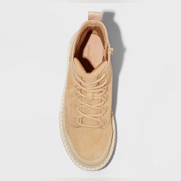 Women's Tan Platform Boots - Picture 8 of 9